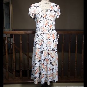 Dress Barn Faux Wrap Dress